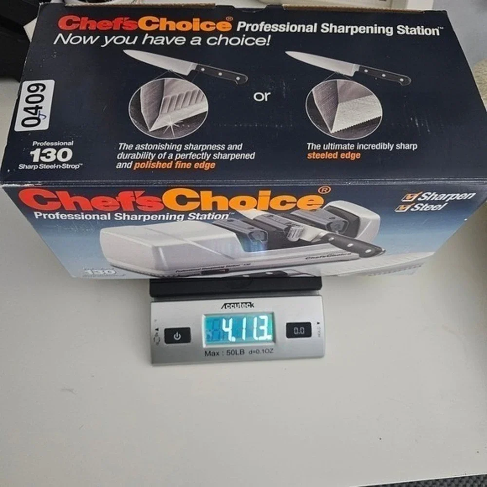 Chef'sChoice 130 Professional Diamond Hone Electric Knife Sharpener Open Box